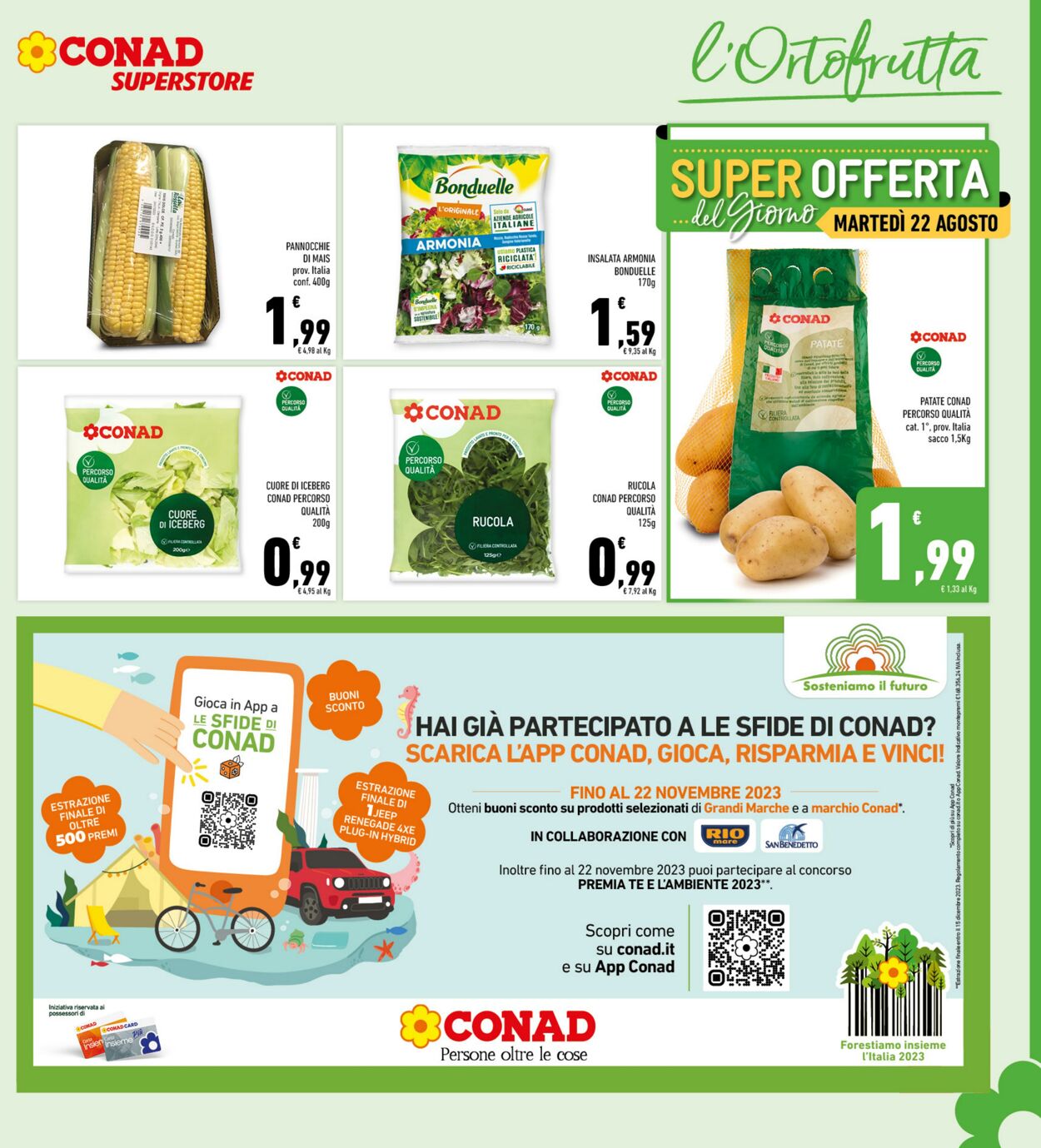 Volantino Conad 16.08.2023 - 27.08.2023