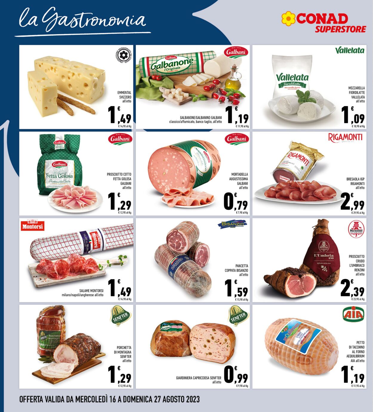 Volantino Conad 16.08.2023 - 27.08.2023