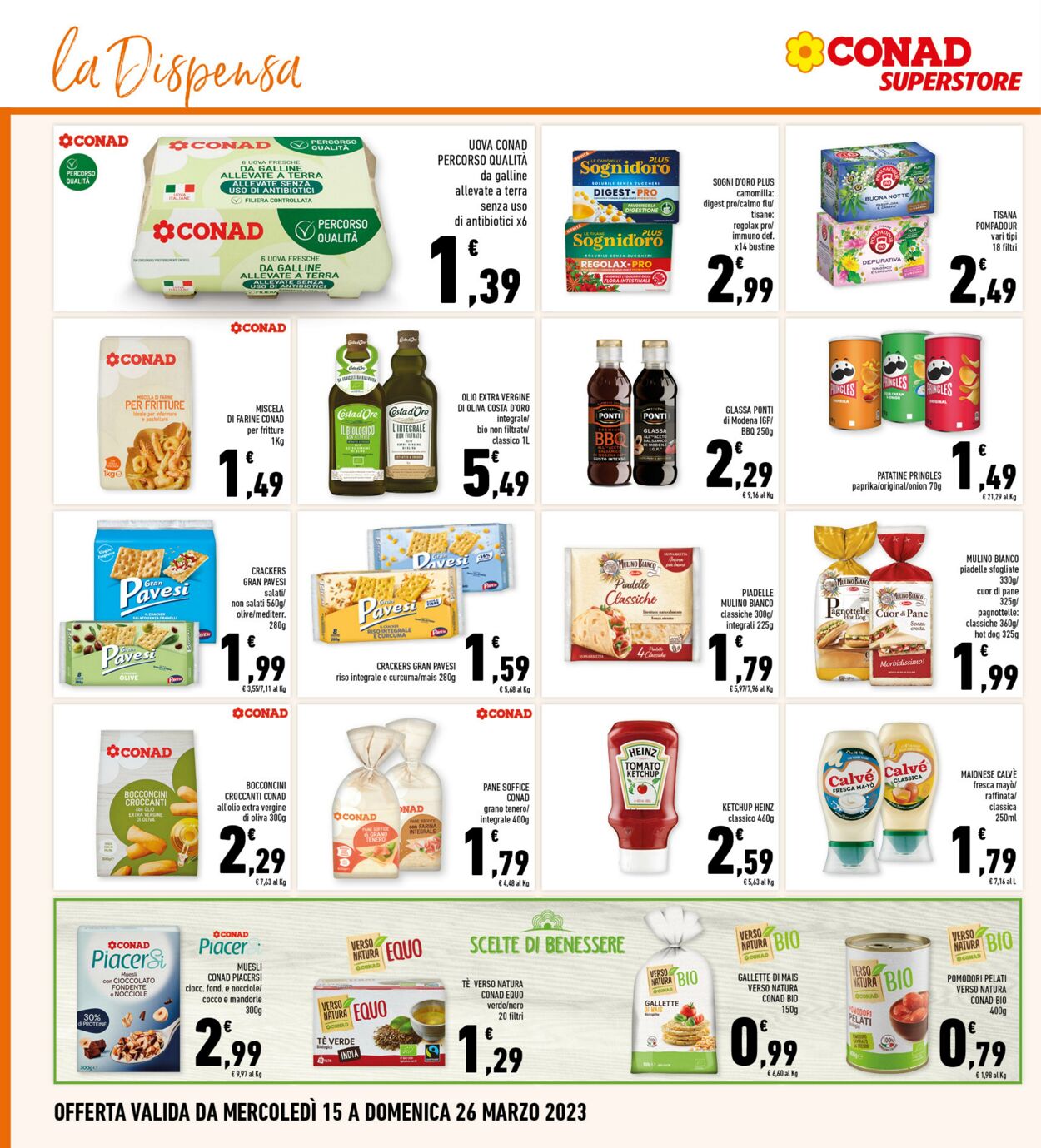 Volantino Conad 15.03.2023 - 26.03.2023