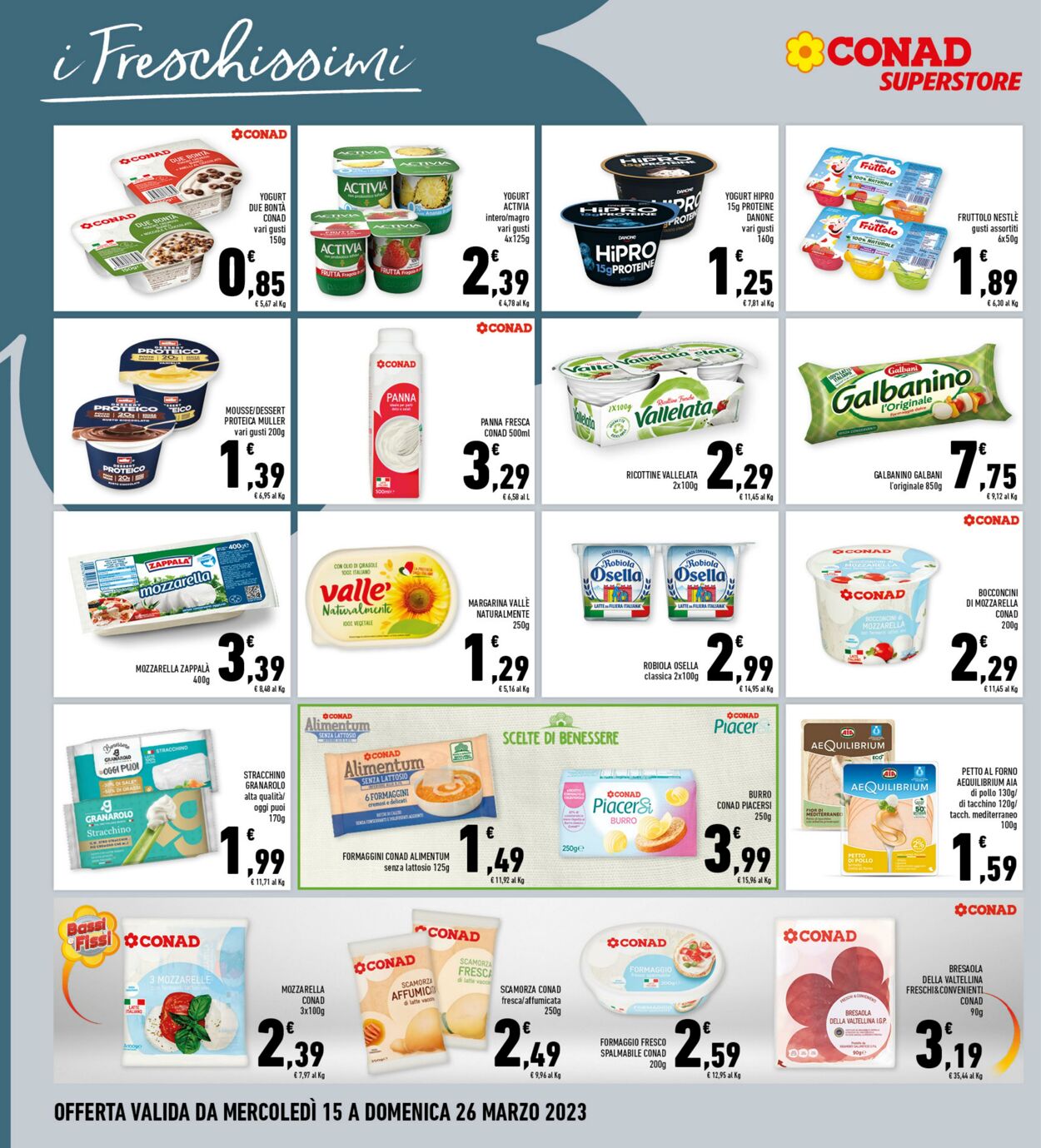 Volantino Conad 15.03.2023 - 26.03.2023