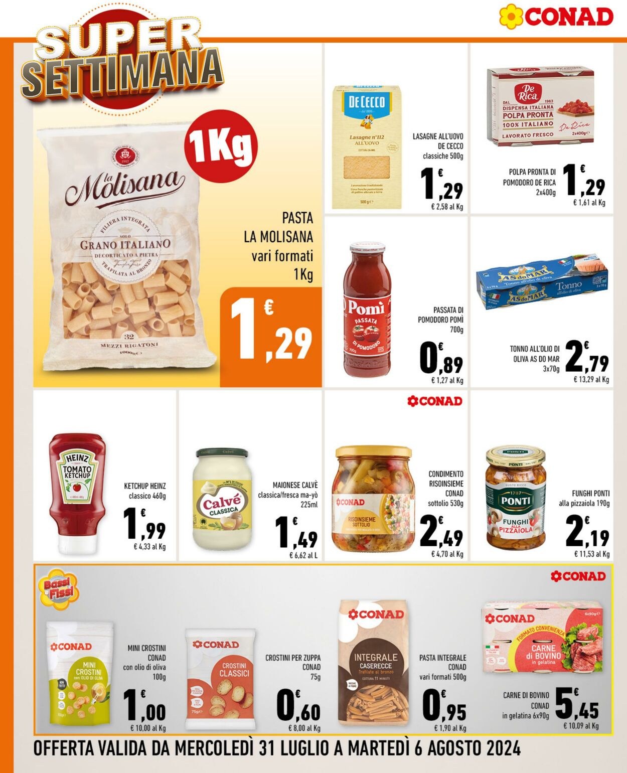 Volantino Conad 31.07.2024 - 06.08.2024