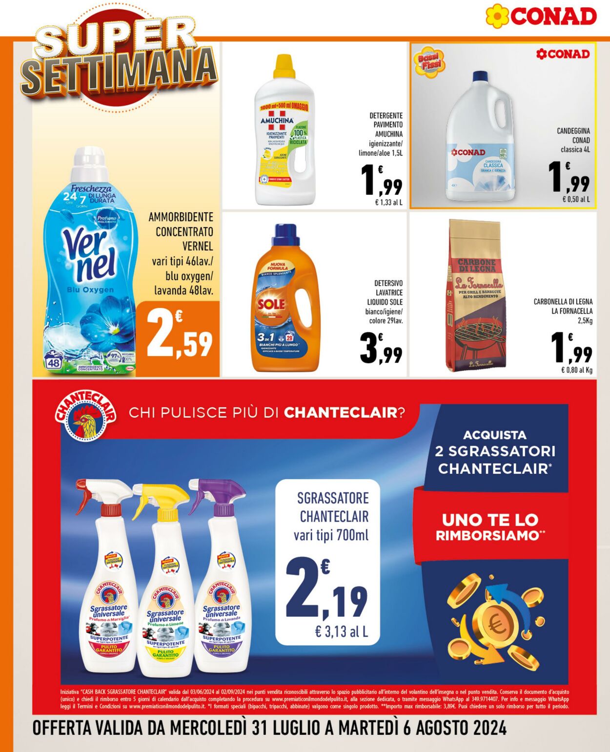 Volantino Conad 31.07.2024 - 06.08.2024