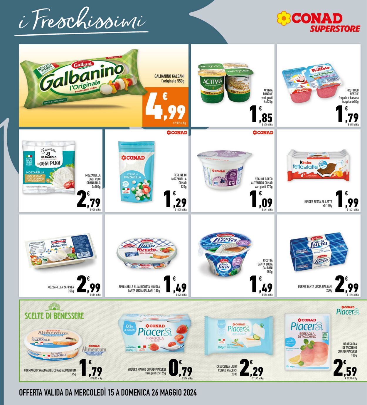 Volantino Conad 15.05.2024 - 26.05.2024