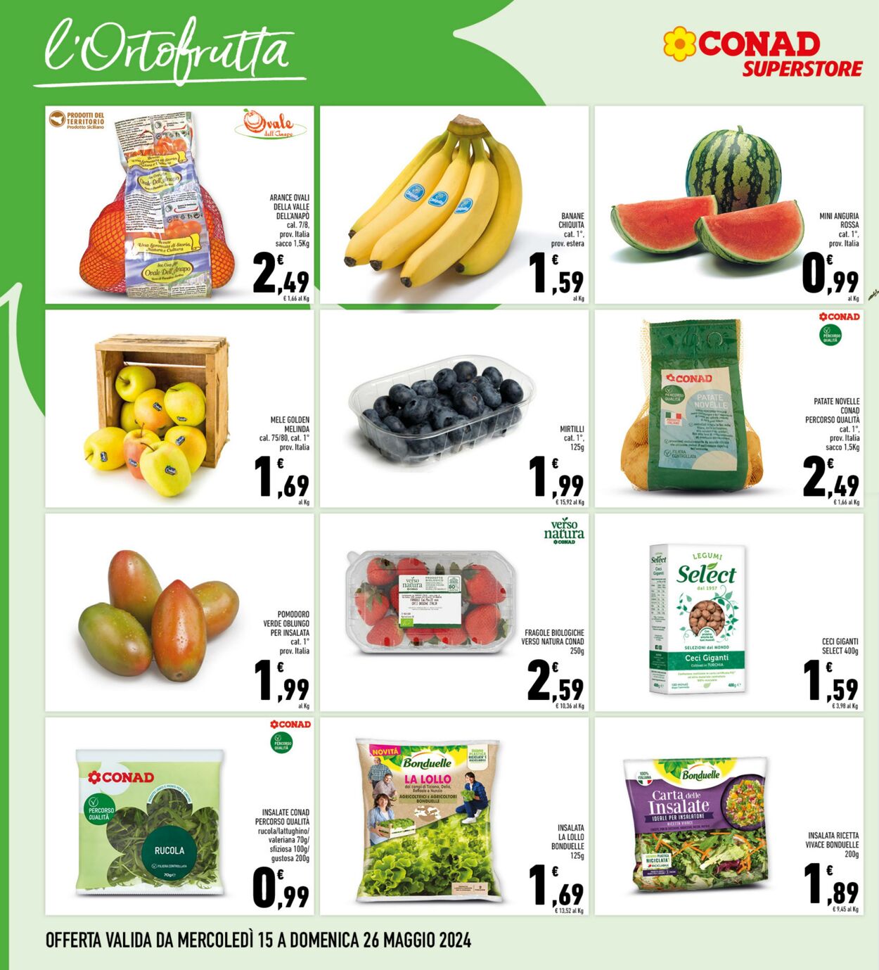 Volantino Conad 15.05.2024 - 26.05.2024