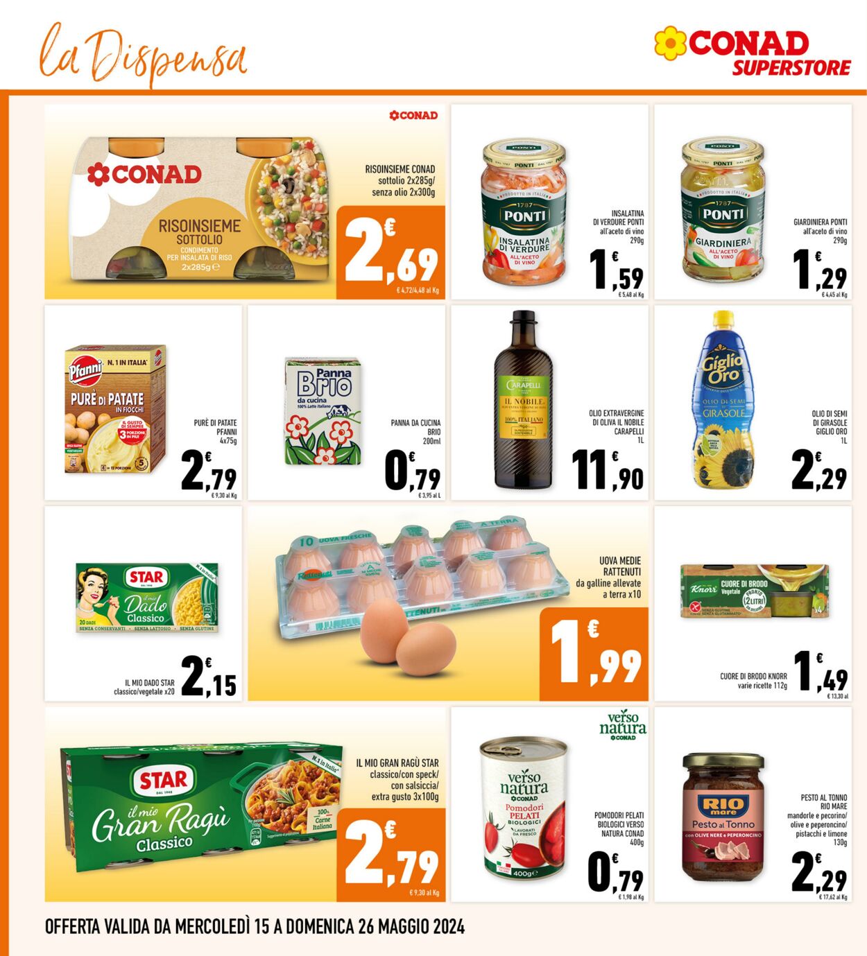 Volantino Conad 15.05.2024 - 26.05.2024