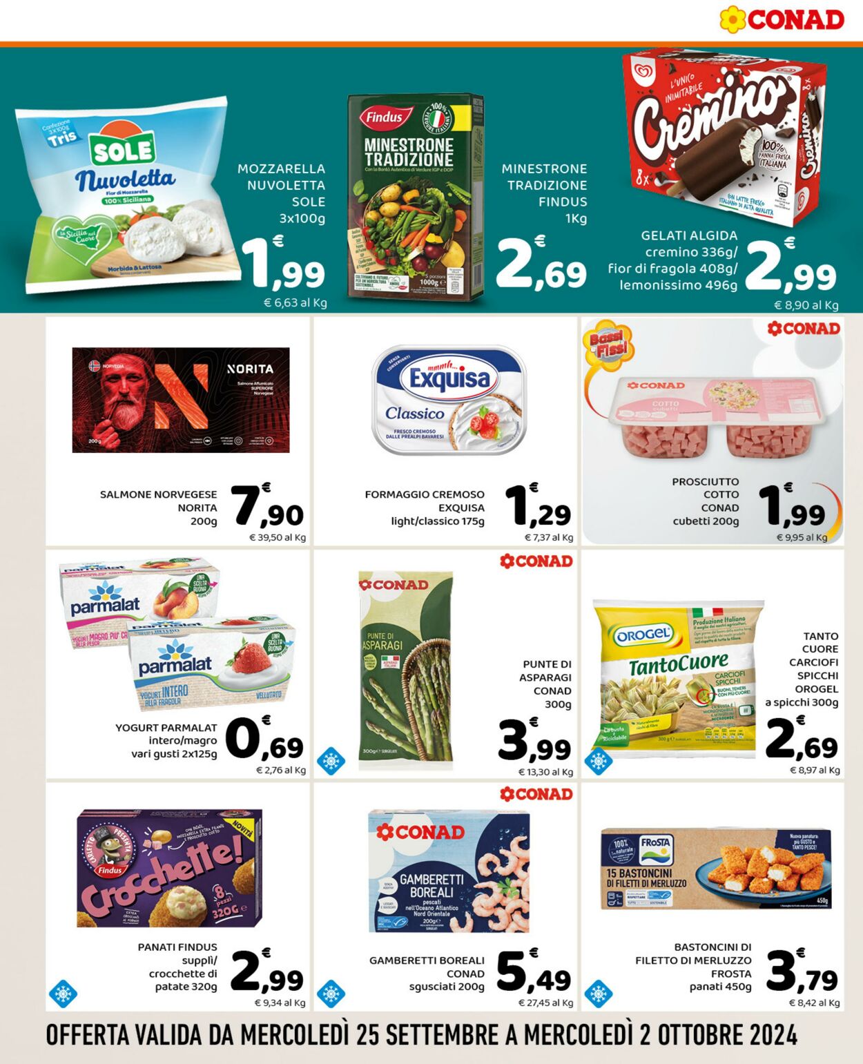 Volantino Conad 25.09.2024 - 02.10.2024