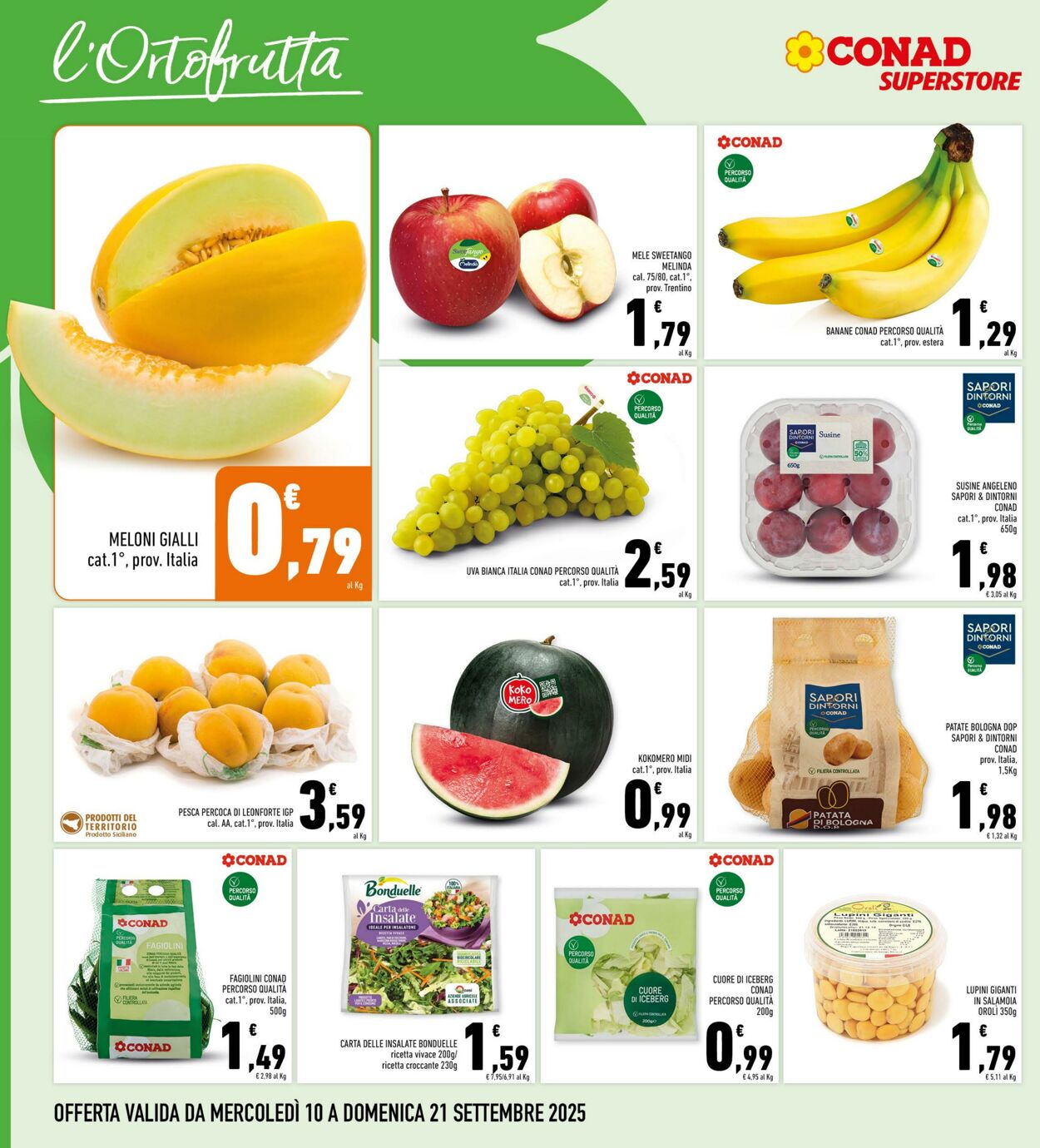 Volantino Conad 09.09.2025 - 09.09.2025