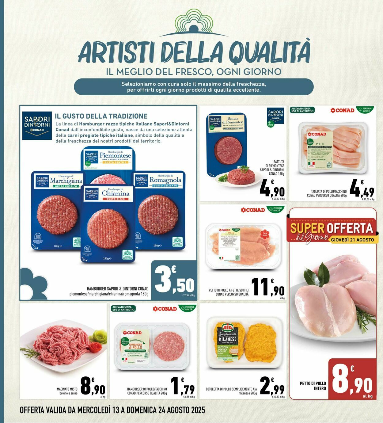 Volantino Conad 22.08.2025 - 22.08.2025
