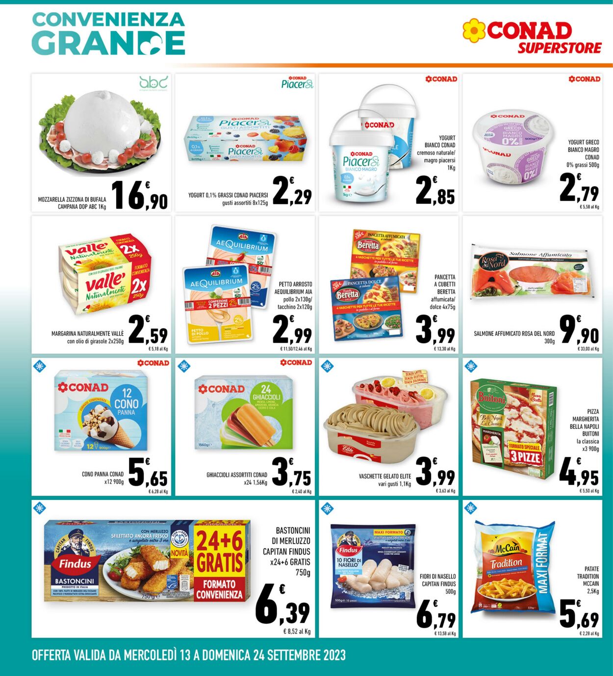 Volantino Conad 13.09.2023 - 24.09.2023