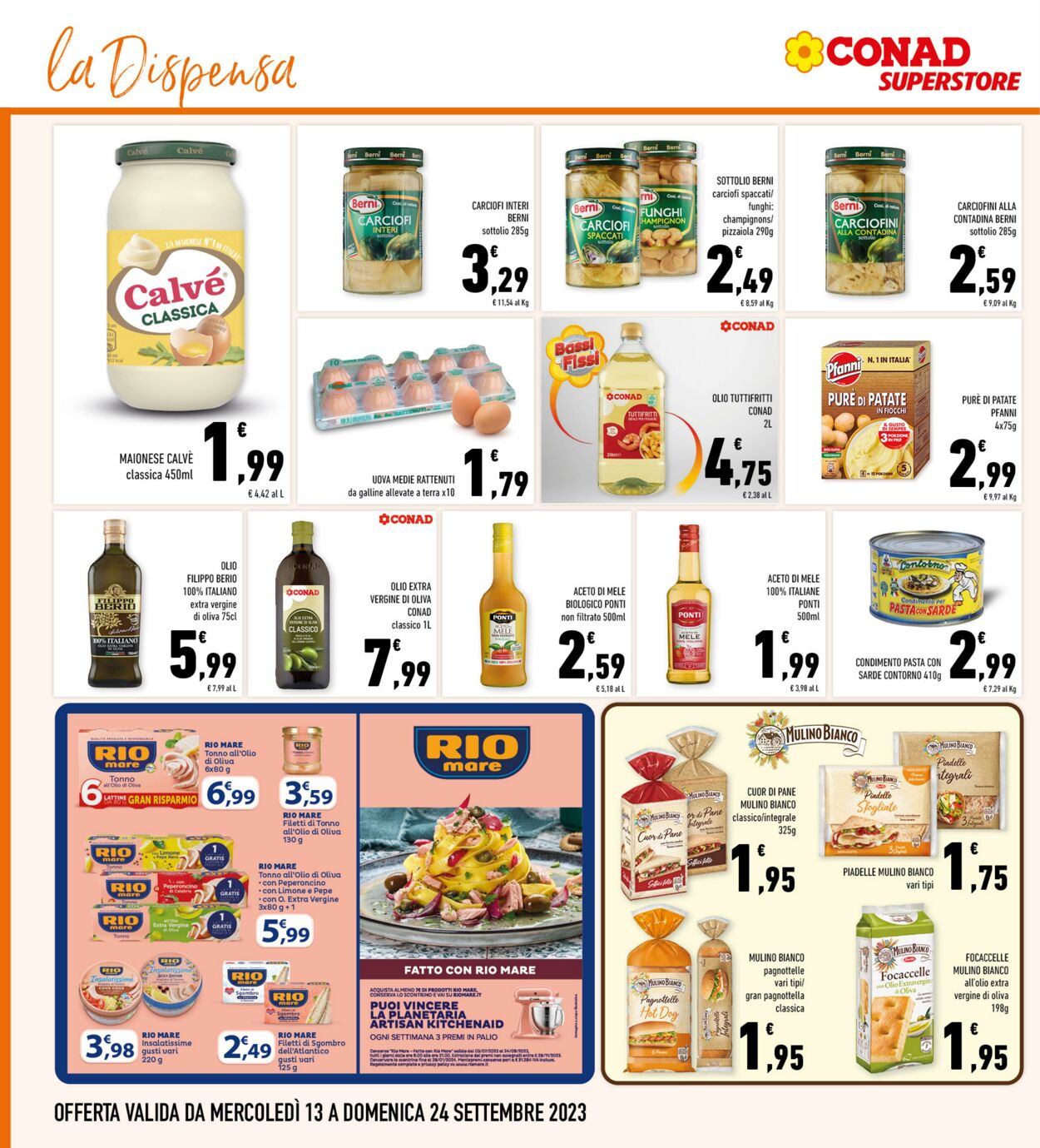 Volantino Conad 13.09.2023 - 24.09.2023