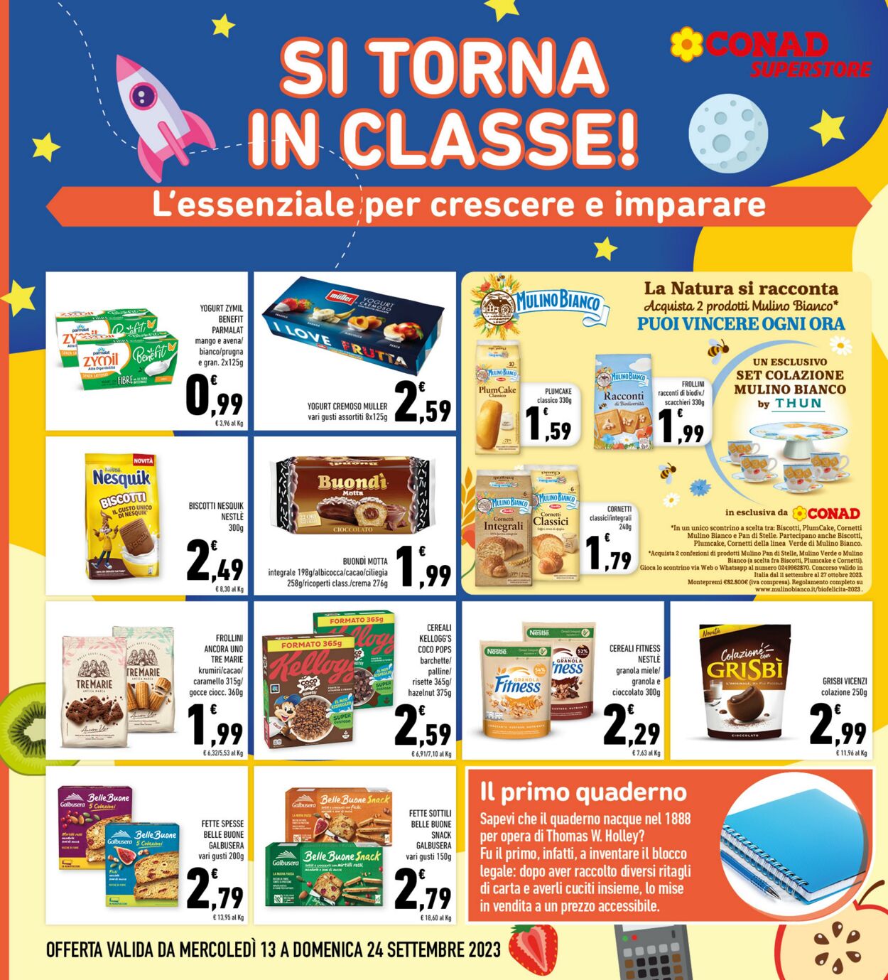 Volantino Conad 13.09.2023 - 24.09.2023