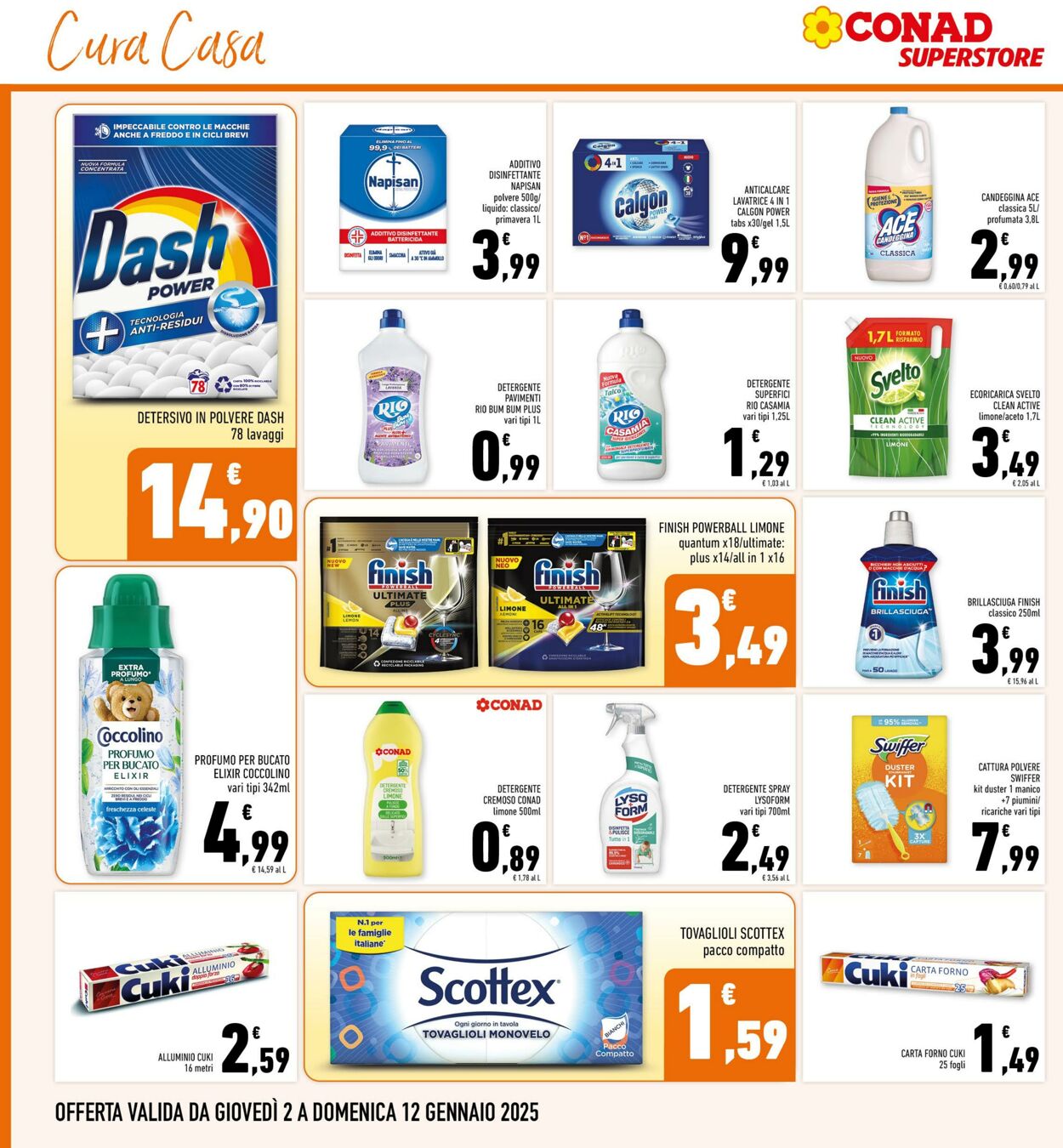 Volantino Conad 02.01.2025 - 12.01.2025