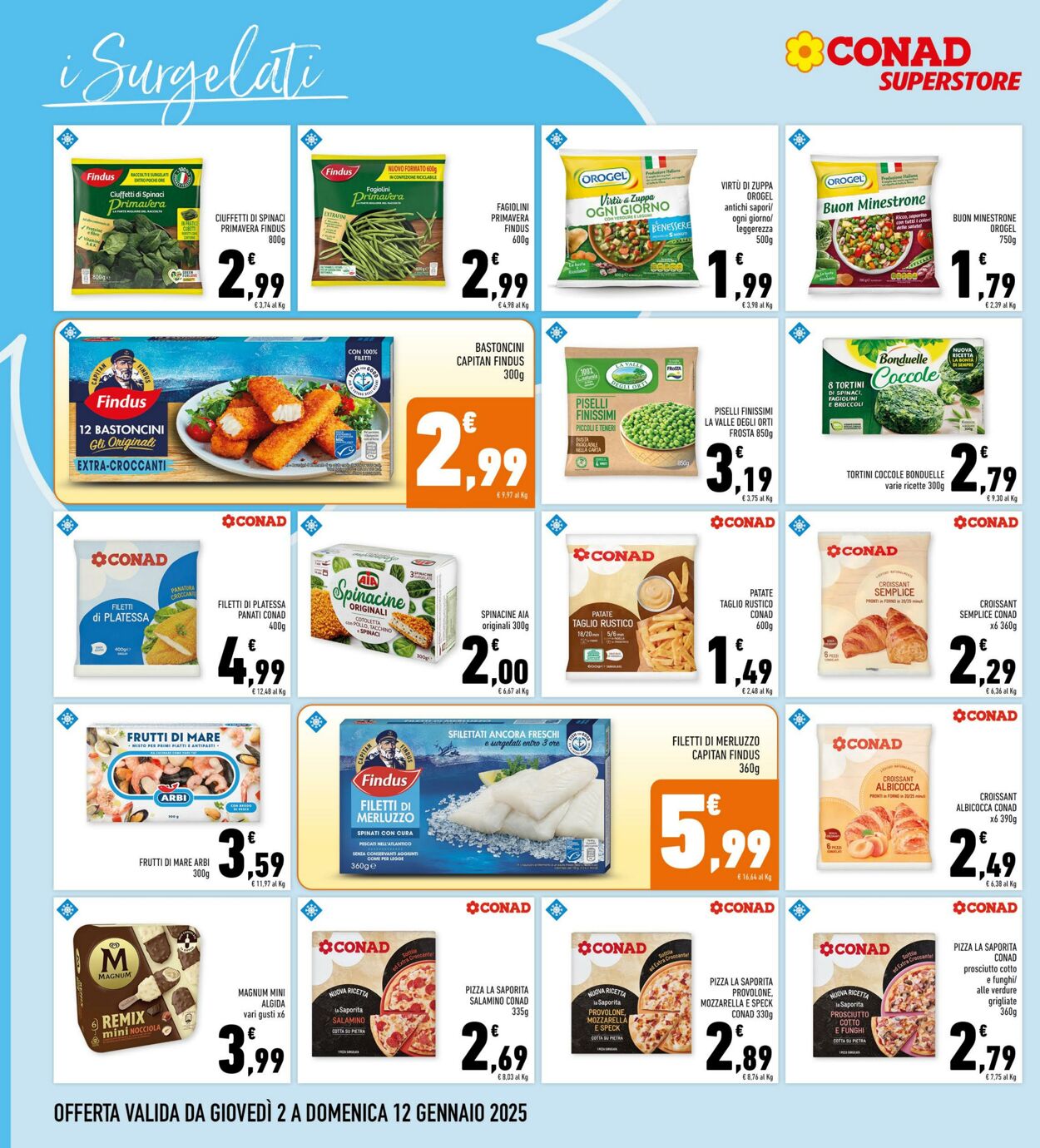 Volantino Conad 02.01.2025 - 12.01.2025