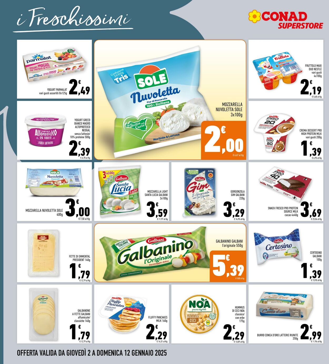 Volantino Conad 02.01.2025 - 12.01.2025