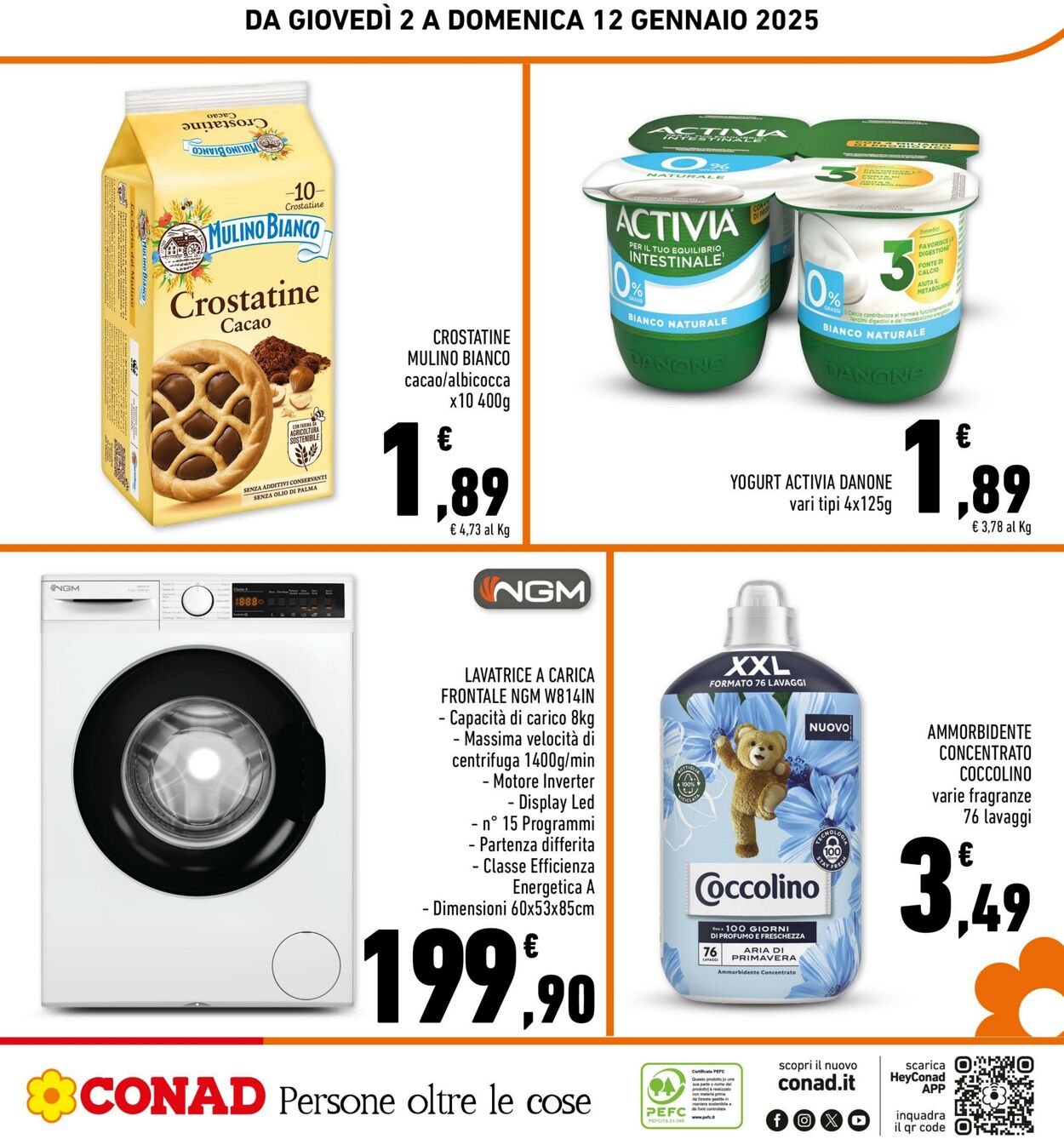 Volantino Conad 02.01.2025 - 12.01.2025