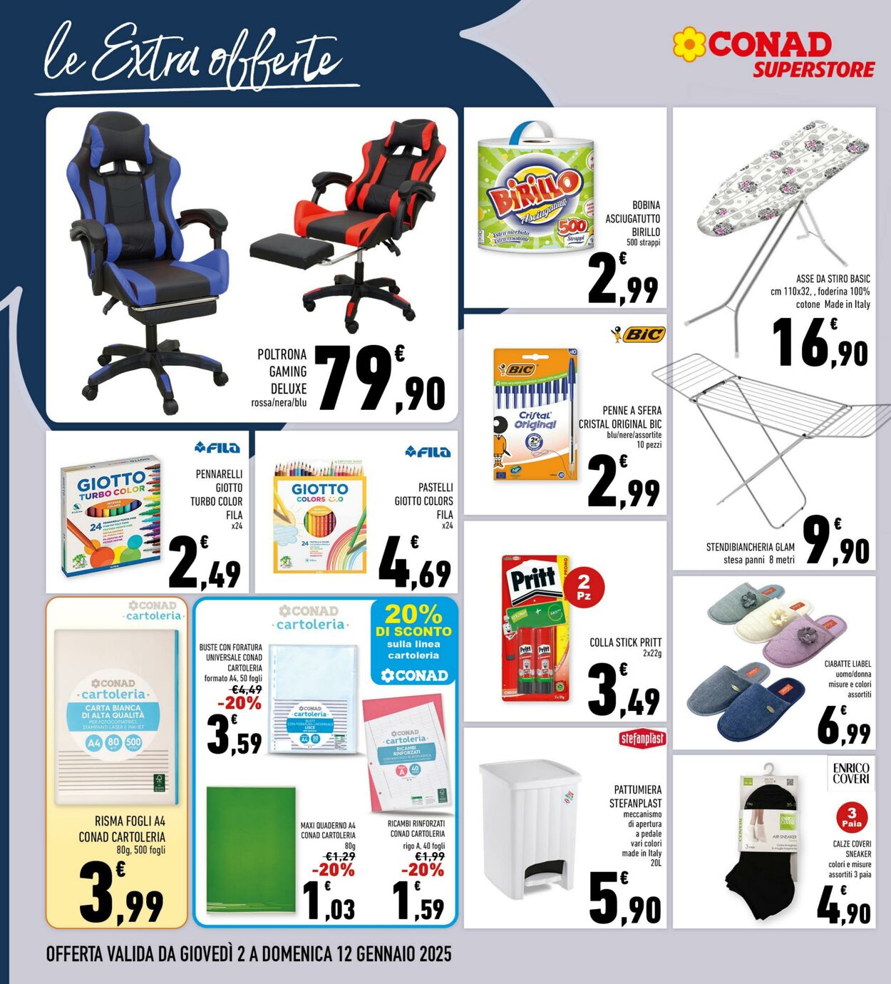 Volantino Conad 02.01.2025 - 12.01.2025