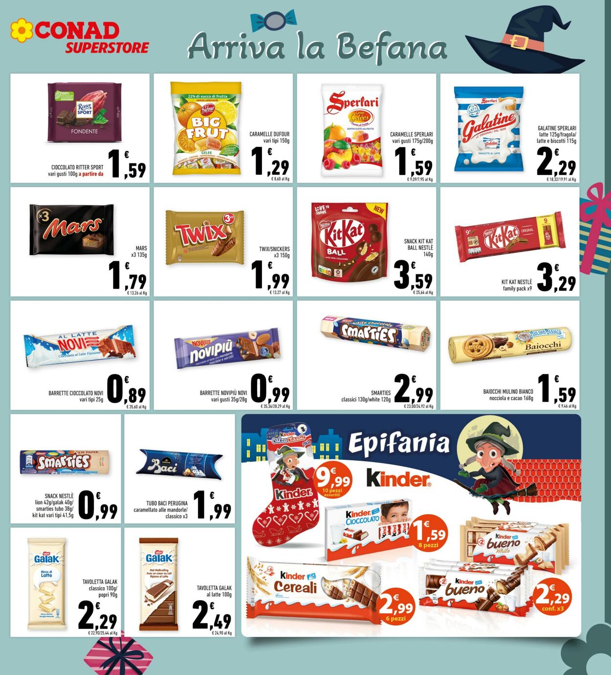 Volantino Conad 02.01.2025 - 12.01.2025