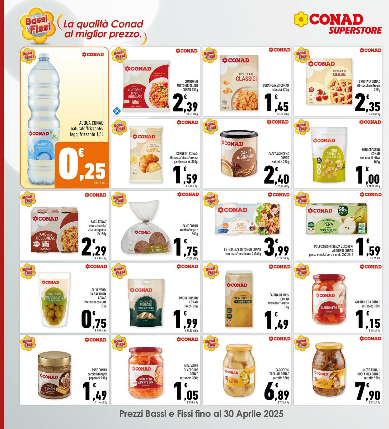 Volantino Conad 02.01.2025 - 12.01.2025