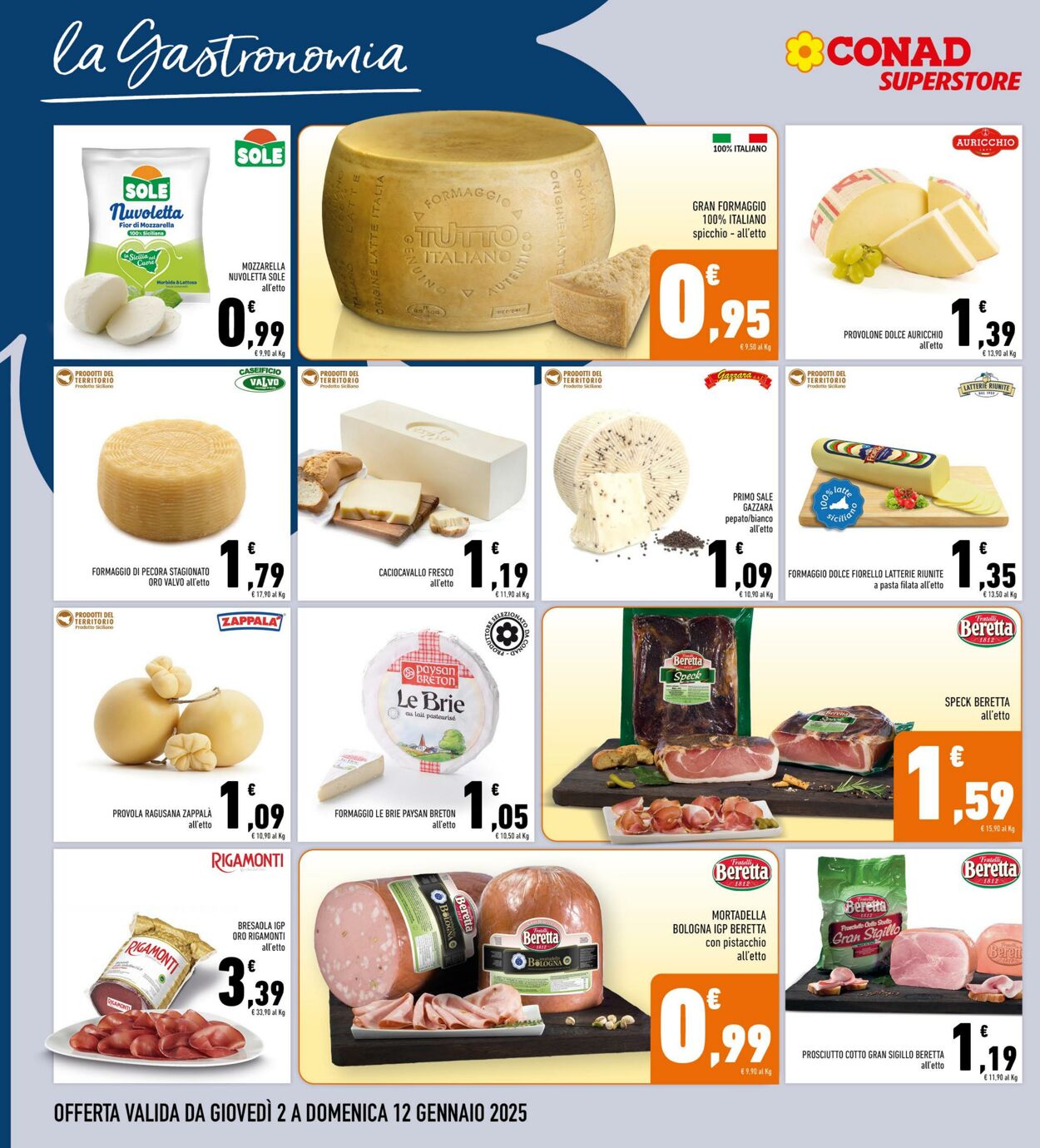 Volantino Conad 02.01.2025 - 12.01.2025