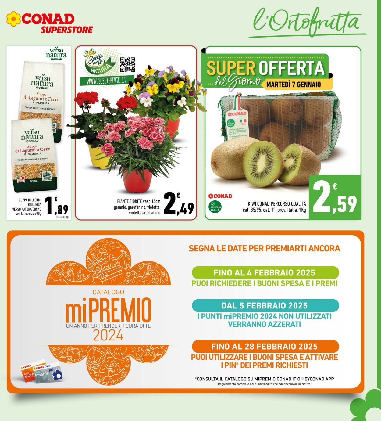 Volantino Conad 02.01.2025 - 12.01.2025