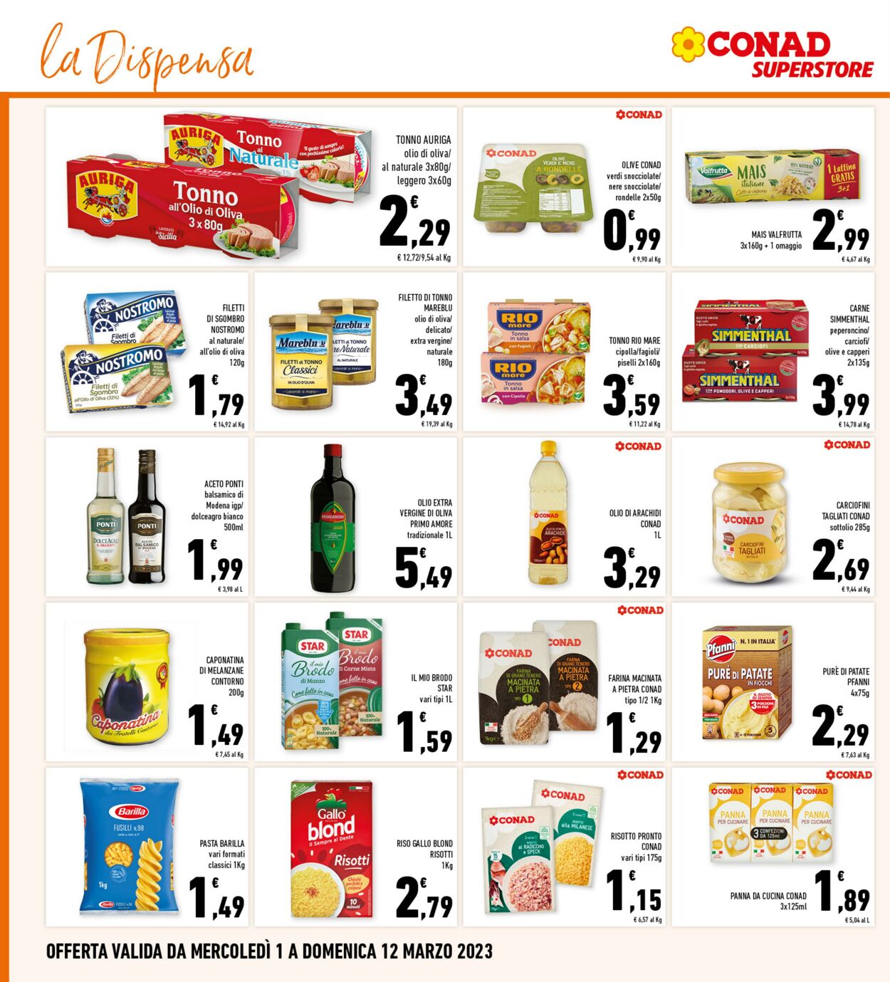 Volantino Conad 01.03.2023 - 12.03.2023