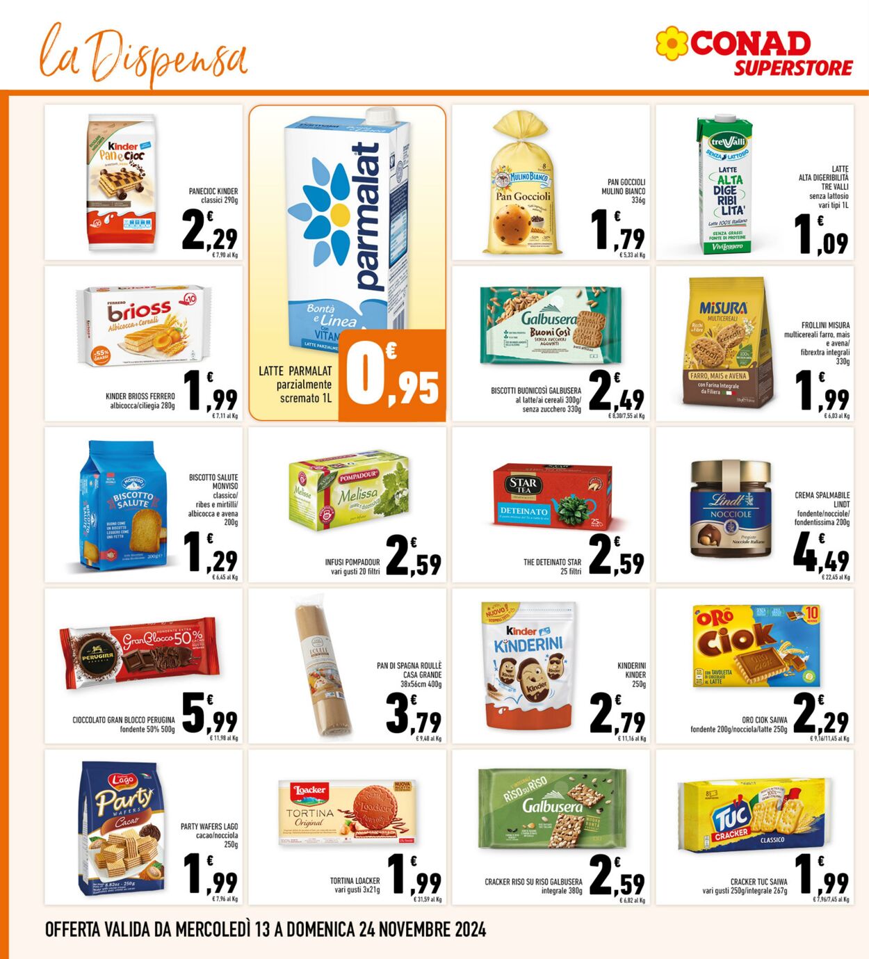 Volantino Conad 13.11.2024 - 24.11.2024