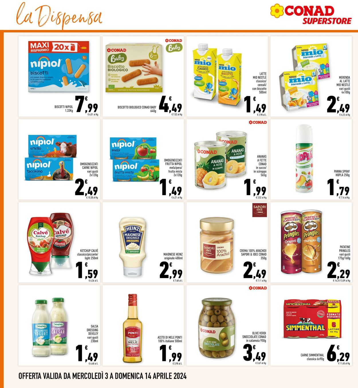 Volantino Conad 03.04.2024 - 14.04.2024