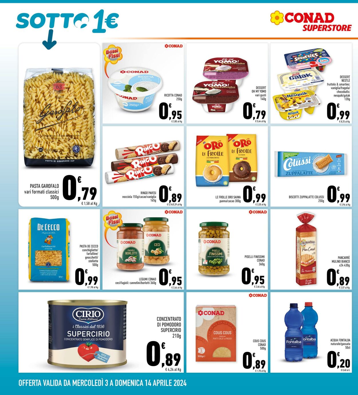 Volantino Conad 03.04.2024 - 14.04.2024