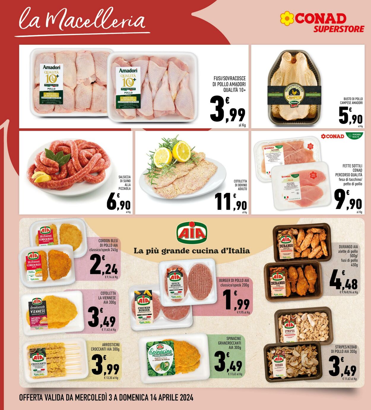 Volantino Conad 03.04.2024 - 14.04.2024