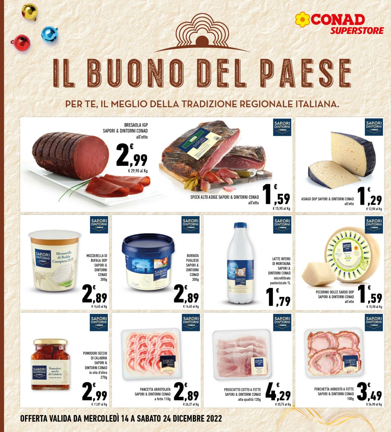 Volantino Conad 14.12.2022 - 24.12.2022