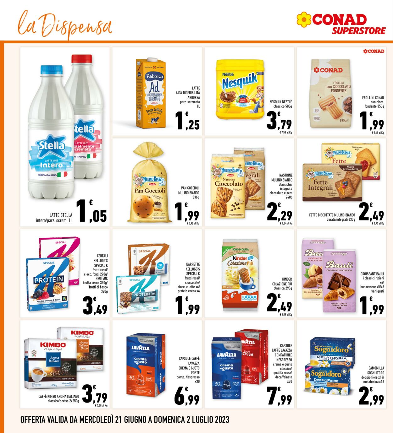 Volantino Conad 21.06.2023 - 02.07.2023