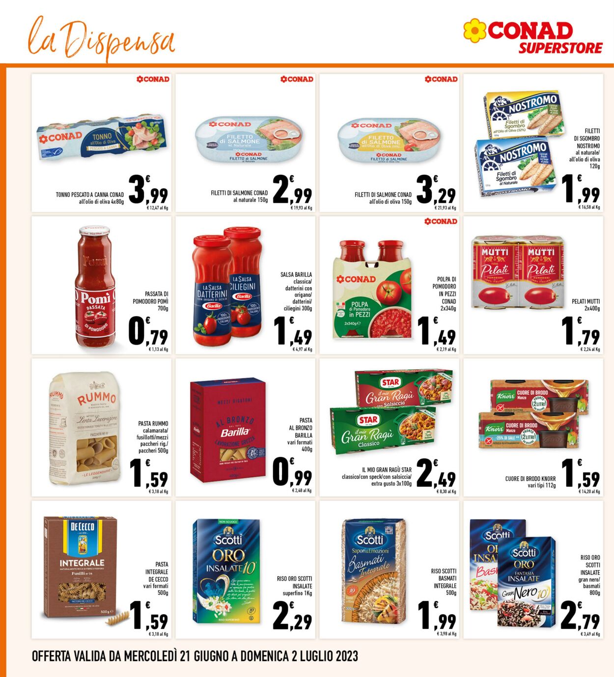 Volantino Conad 21.06.2023 - 02.07.2023