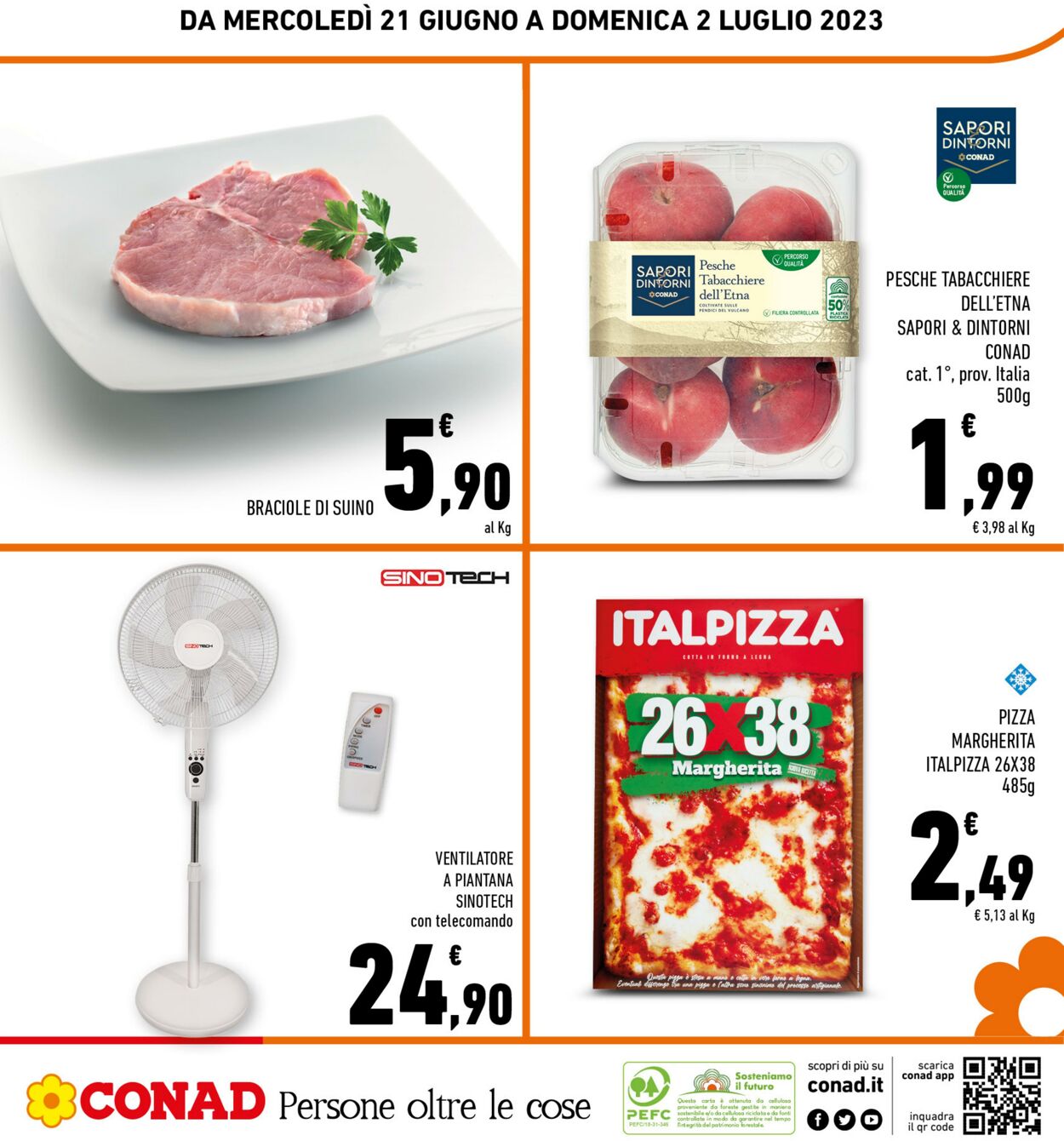 Volantino Conad 21.06.2023 - 02.07.2023