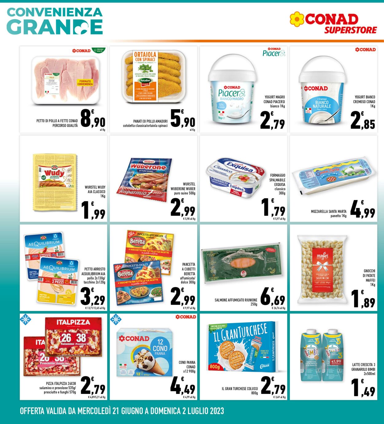 Volantino Conad 21.06.2023 - 02.07.2023