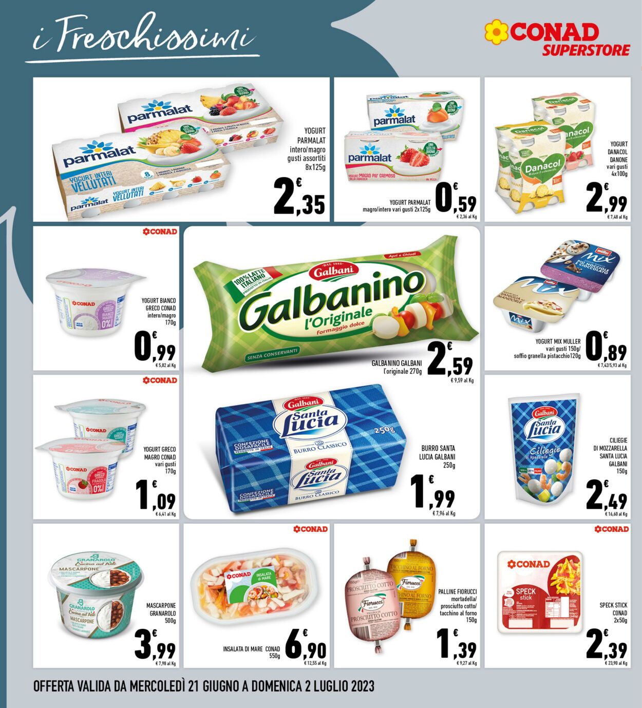 Volantino Conad 21.06.2023 - 02.07.2023