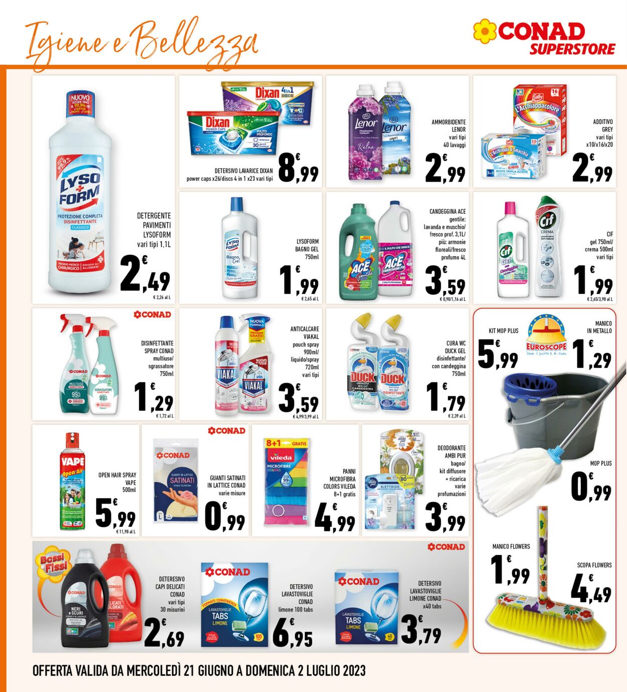 Volantino Conad 21.06.2023 - 02.07.2023