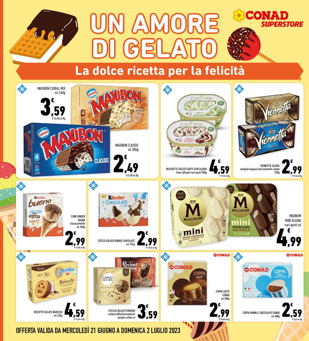 Volantino Conad 21.06.2023 - 02.07.2023