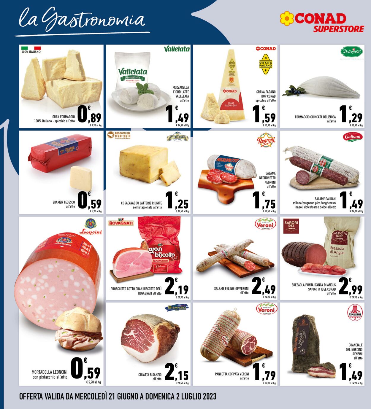 Volantino Conad 21.06.2023 - 02.07.2023