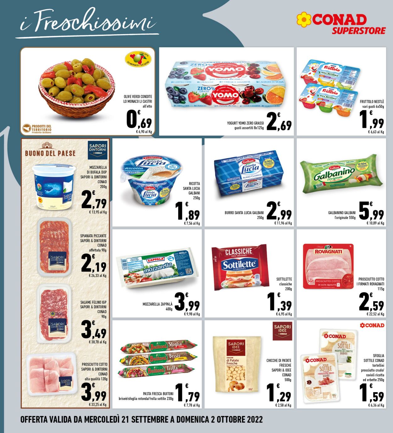 Volantino Conad 21.09.2022 - 02.10.2022