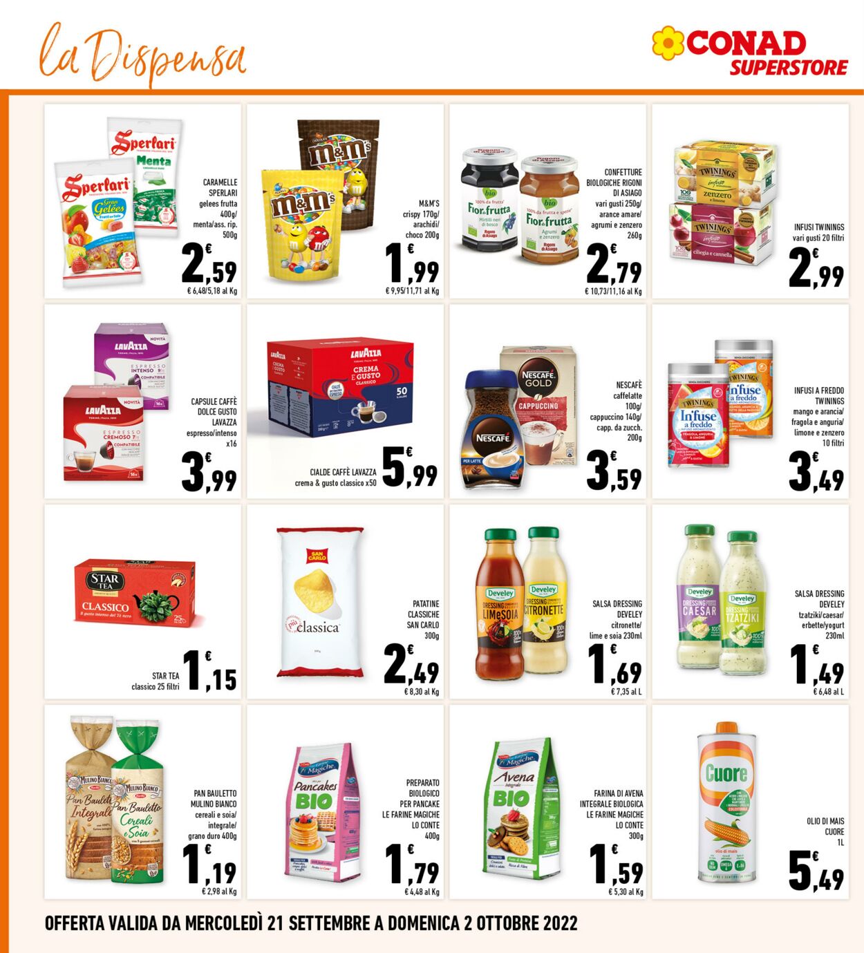 Volantino Conad 21.09.2022 - 02.10.2022