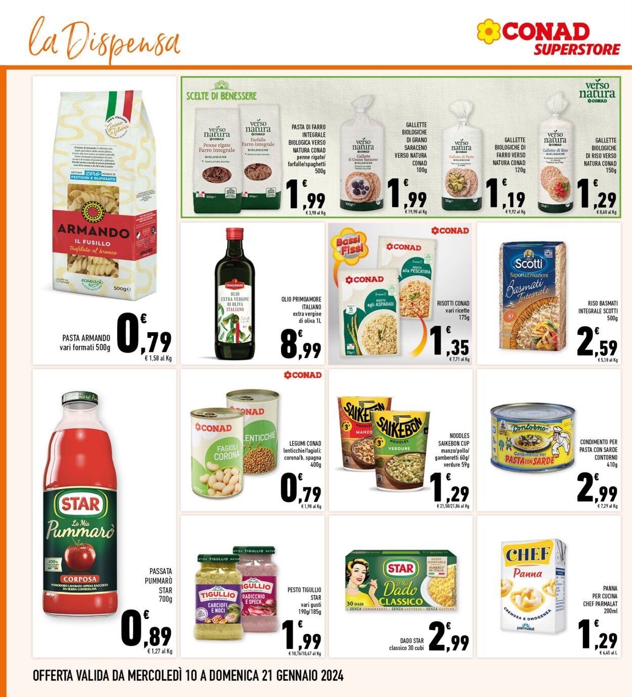 Volantino Conad 10.01.2024 - 21.01.2024