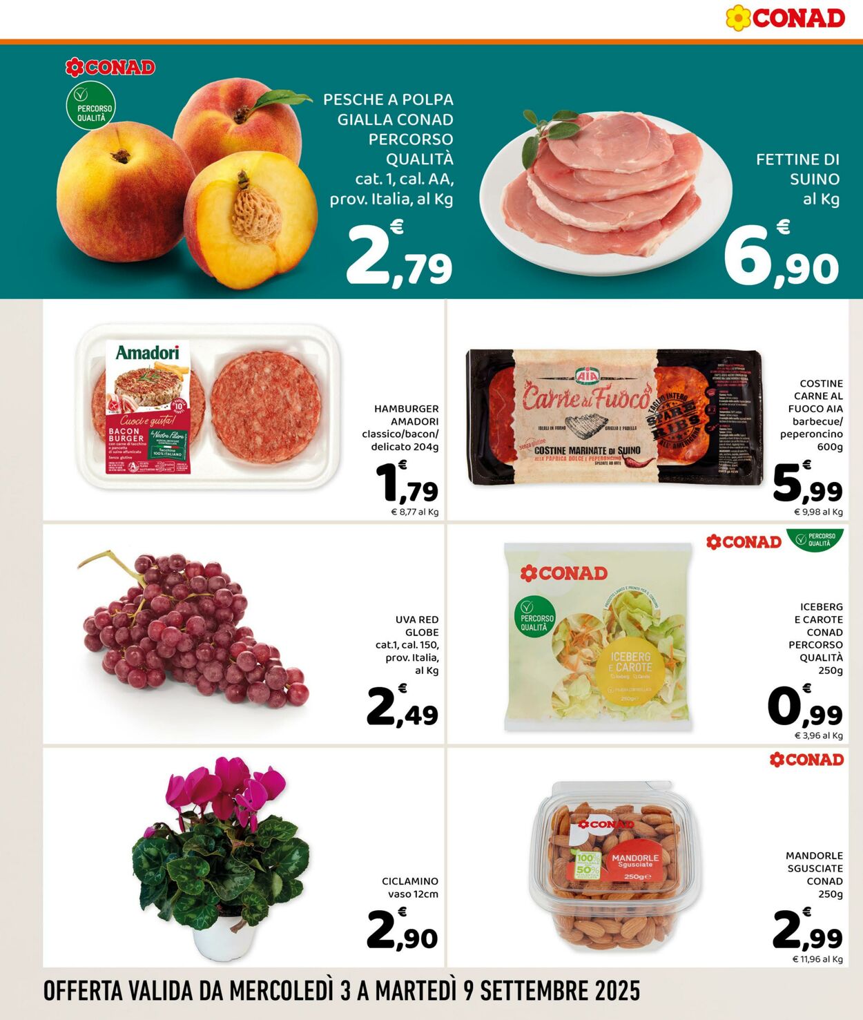 Volantino Conad 09.09.2025 - 09.09.2025
