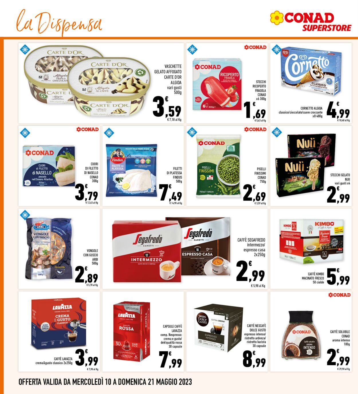 Volantino Conad 10.05.2023 - 21.05.2023