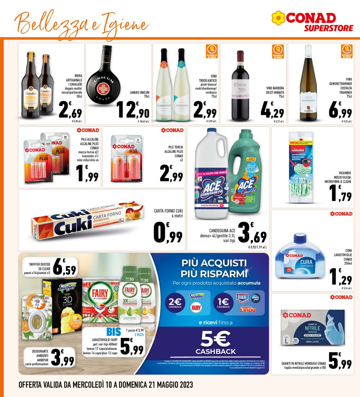 Volantino Conad 10.05.2023 - 21.05.2023