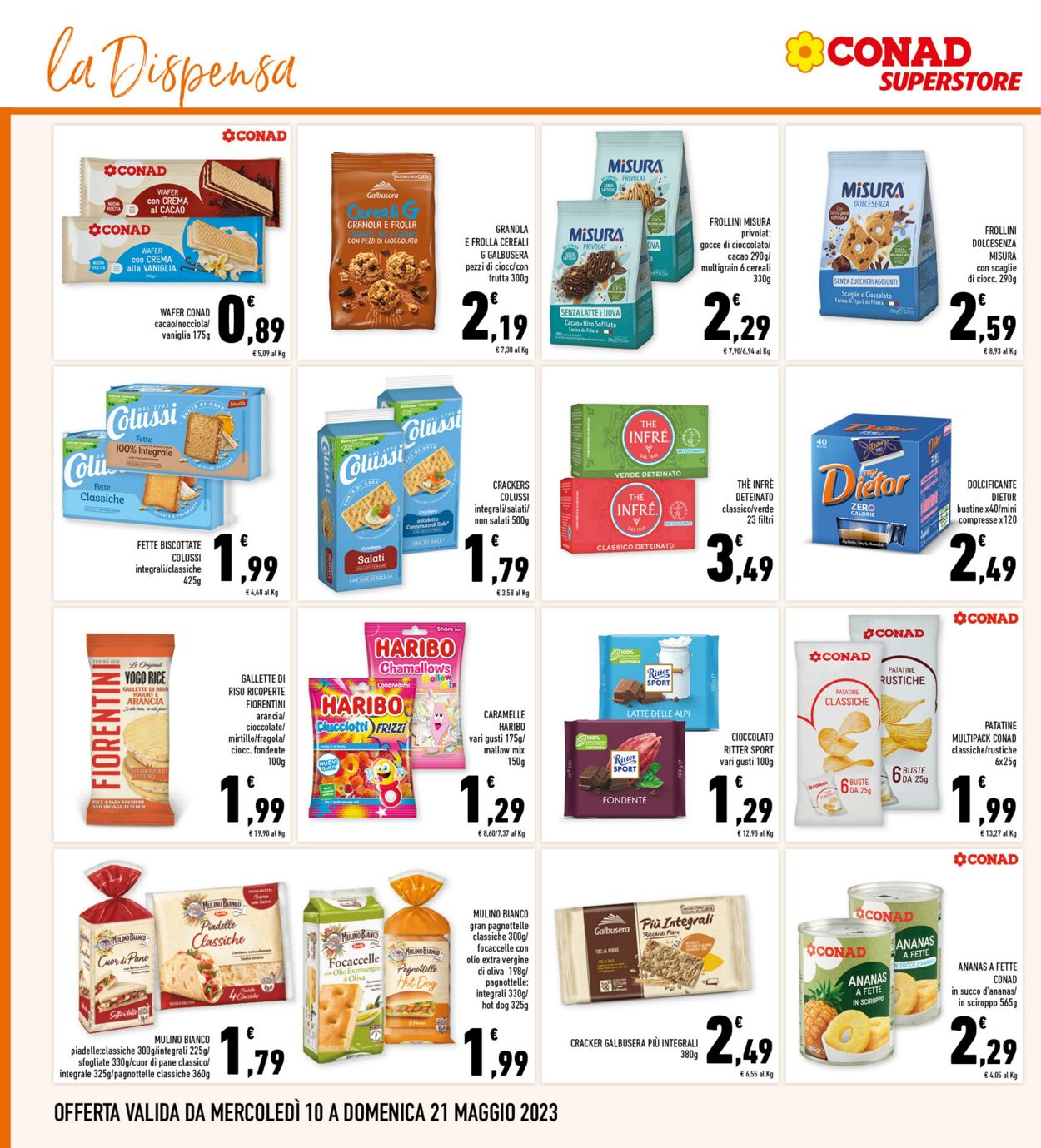 Volantino Conad 10.05.2023 - 21.05.2023