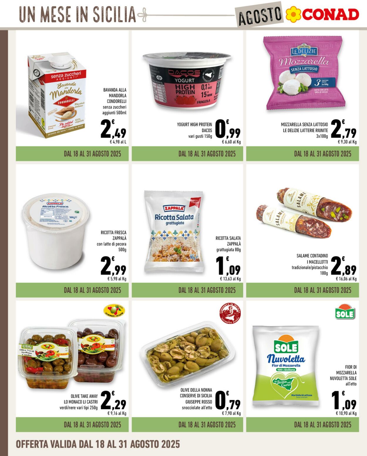 Volantino Conad 06.08.2025 - 06.08.2025