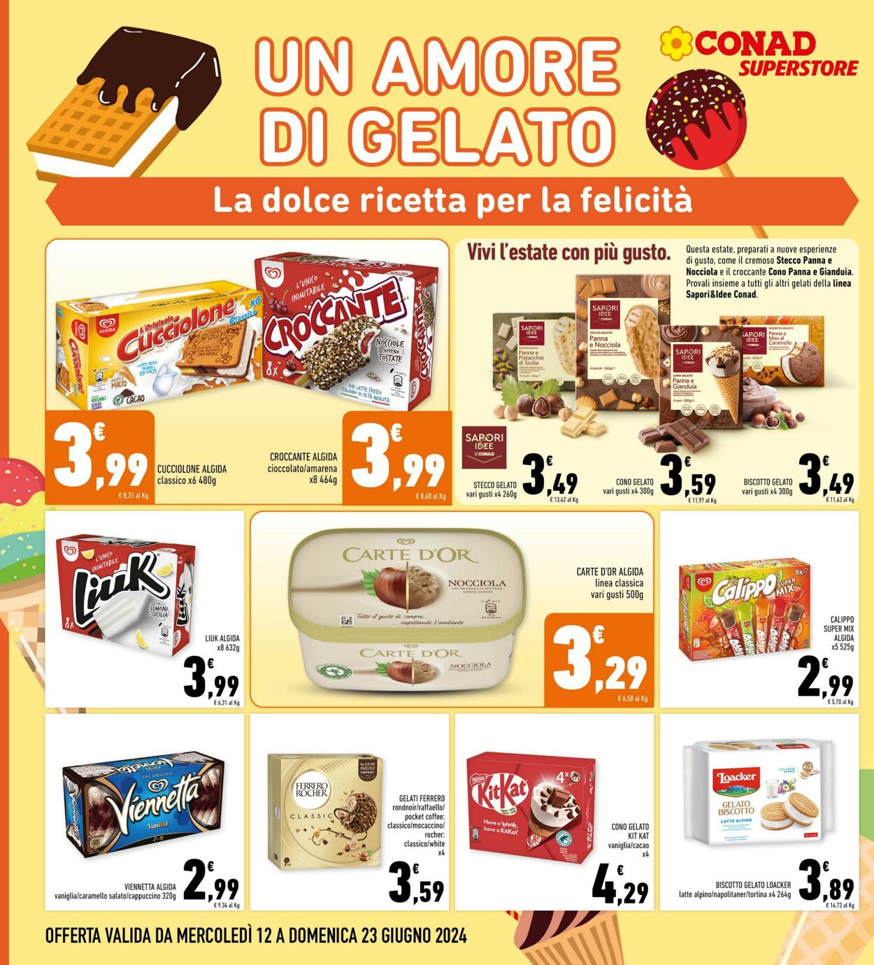 Volantino Conad 12.06.2024 - 23.06.2024