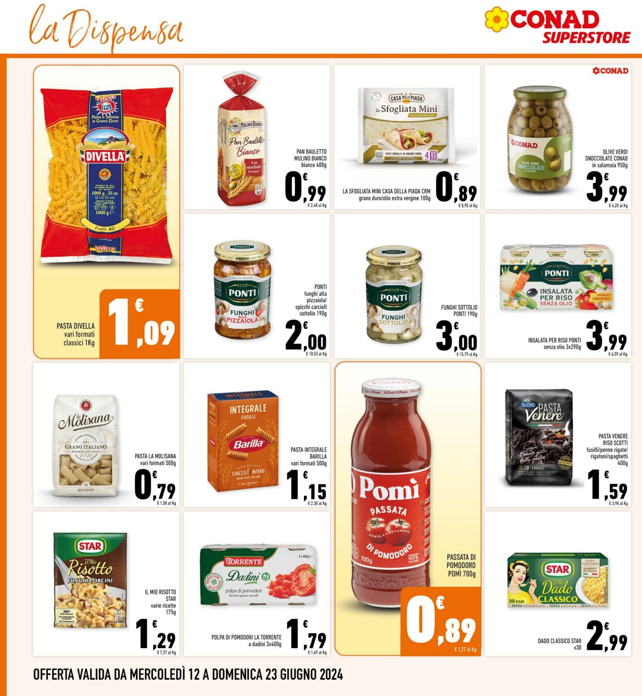 Volantino Conad 12.06.2024 - 23.06.2024