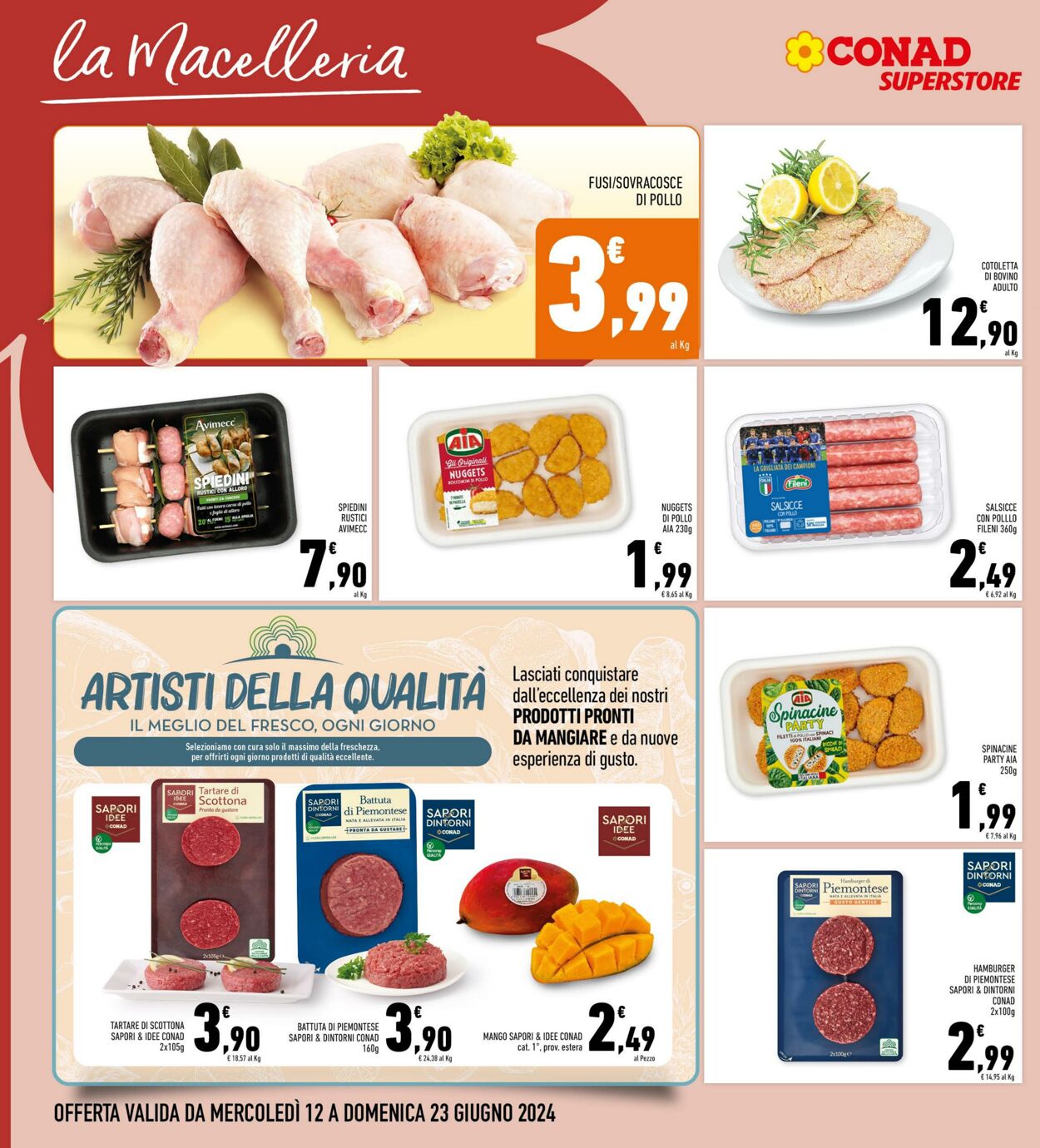 Volantino Conad 12.06.2024 - 23.06.2024