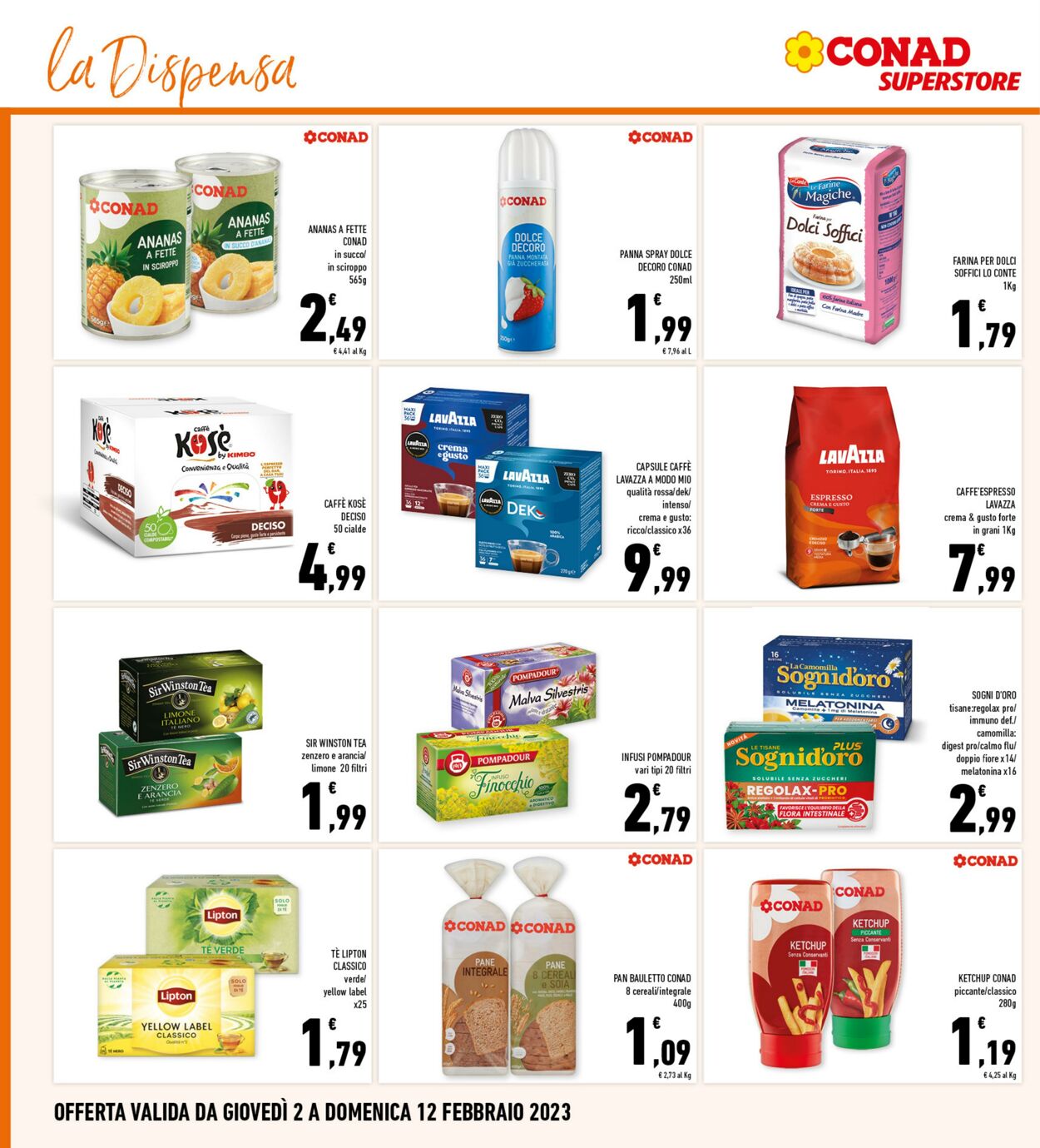 Volantino Conad 02.02.2023 - 11.02.2023